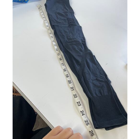 Splendid Leggings Womens X Small Black Grey Distressed Stretch Mid Rise - Picture 10 of 11